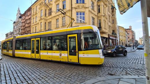 Tramvaj linky 1 v Plzni