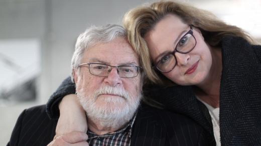 Jan Kačer s dcerou Adélou Kubačákovou