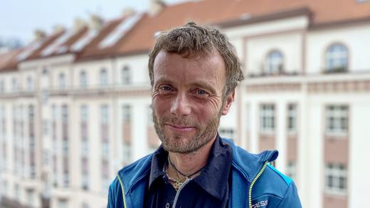Horolezec Jan Trávníček