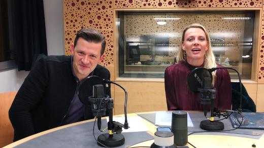 Elin Špidlová a její umělecký partner Broněk Palowski