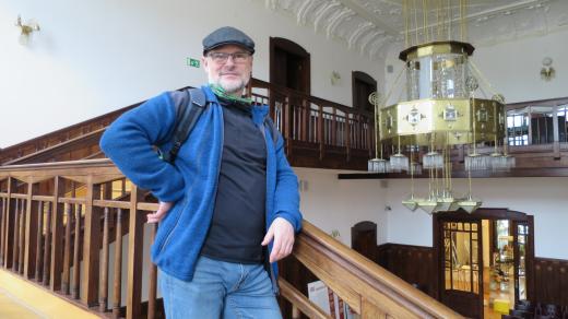 Ředitel Městského muzea v Ústí nad Orlicí Radim Urbánek