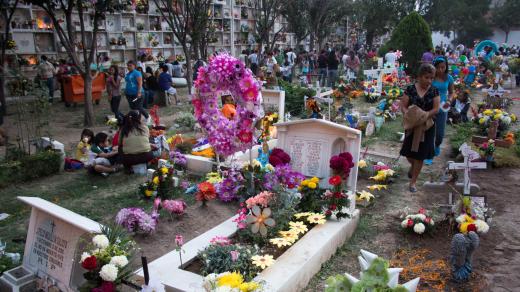 Mexické oslavy Dne mrtvých