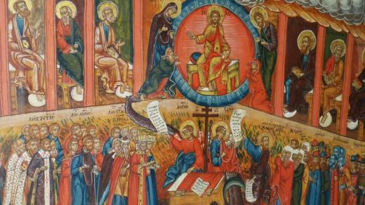 Freska v ruském kostele