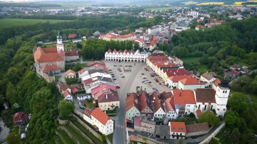 Kouzelné Nové Město nad Metují z ptačí perspektivy