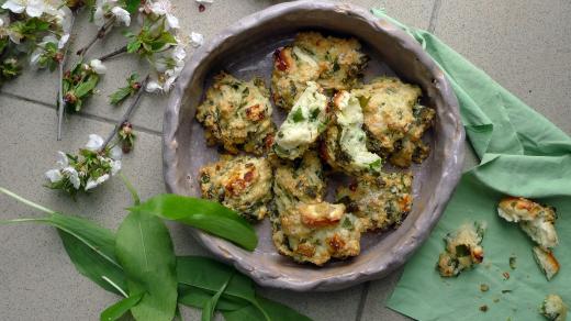 Sušenky s medvědím česnekem