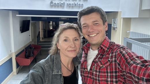 Marek Balicki s Kateřinou Huberovou