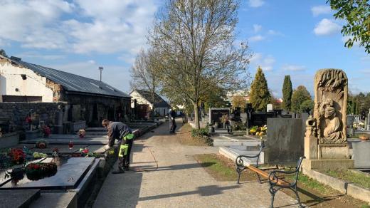 Hřbitov v Hranicích na Přerovsku