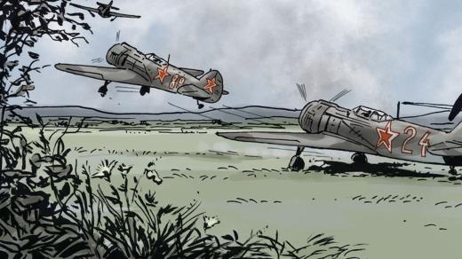 Výřez z knihy Vzduch je naše moře, kterou k seriálu vydává nakladatelství Argo