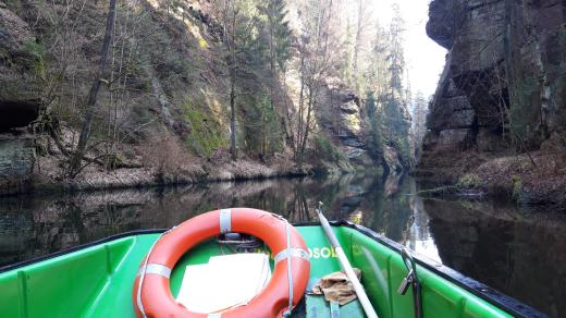 Edmundova soutěska v Hřensku