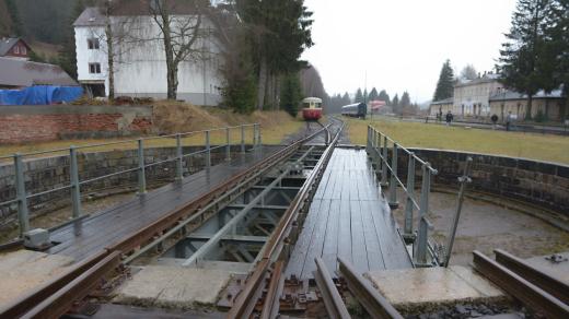 Depo Železniční společnosti Tanvald v Kořenově