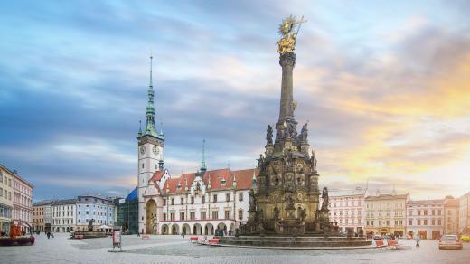 Olomoucké Horní náměstí se svými dominantami