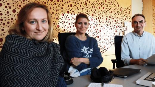 Lenka Kabrhelová, Zuzana Kovačič Hanzelová a Petr Šabata