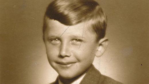 Jan Vodňanský v páté třídě (rok 1950)