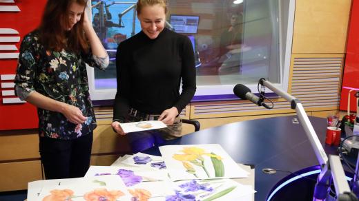 Pavlína Kourková nám ve studiu ukázala svou práci