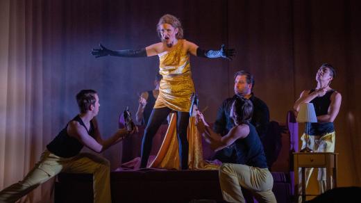 Opera Samson a Dalila v Jihočeském divadle, na snímku Markéta Cukrová