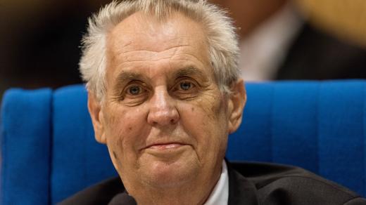 Miloš Zeman, prezident (Council of Europe in Strasbourg) 