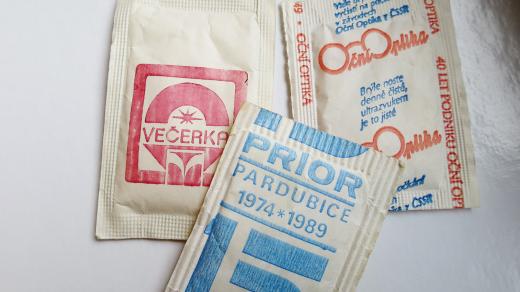 Hygienicky balené cukry bývalého cukrovaru Hrochův Týnec