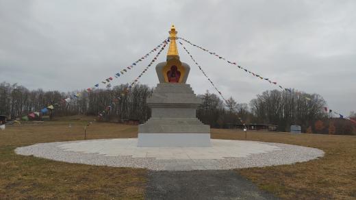 První buddhistická stúpa v České republice