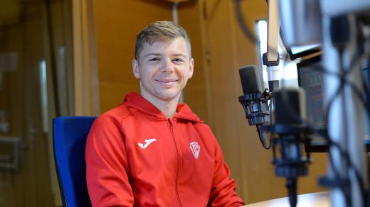 Pardubický fotbalista Michal Hlavatý