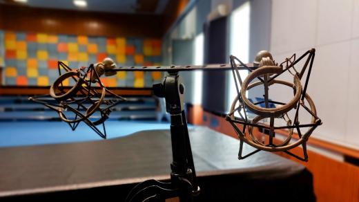Studio A v budově Českého rozhlasu v Karlíně