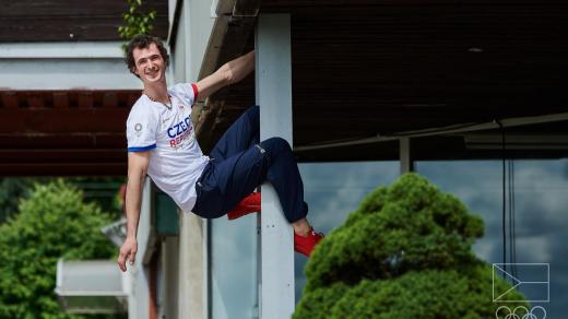 Adam Ondra před odletem do Tokia sršel energií