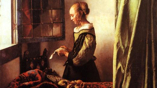 Jan Vermeer van Delft: Dívka čtoucí dopis
