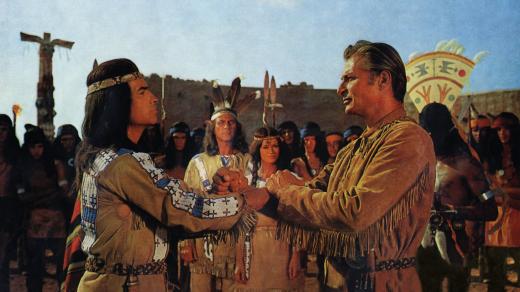 Vinnetou a Old Shatterhand (Pierre Brice a Lex Barker)