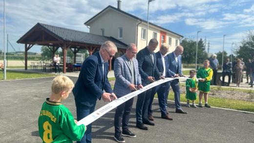 Nový sportovní areál v Dluhonicích u Přerova