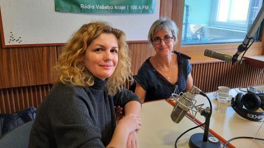 Petra Pfeiferová (vlevo) a Irena Kalná z Hospicové péče sv. Kleofáše