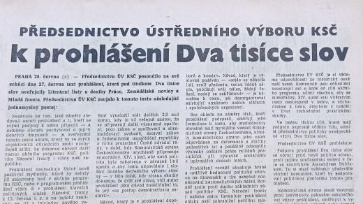 Dobový článek z roku 1968