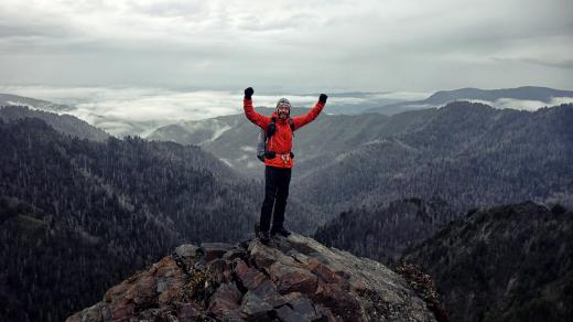 Smokies. Petr Kosek přešel Apalačskou stezku a má kompletní Tripple Crown