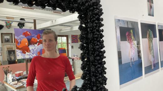 Návštěva u malířky a grafičky Markéty Zlesákové v Červené Hoře na Náchodsku