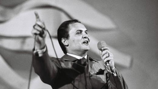 Dušan Grúň na Bratislavské lyře v roce 1968