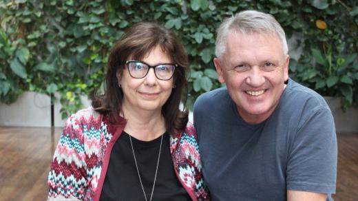 Alena Müllerová a moderátor Zbigniew Czendlik
