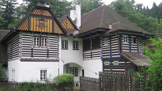 Bartoňova útulna, Peklo (výletní restaurace přestavěná podle návrhu Dušana Jurkoviče)