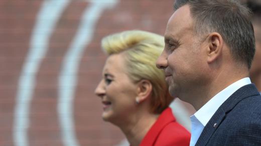 Polský prezident Andrzej Duda a jeho žena Agata Kornhauser-Duda