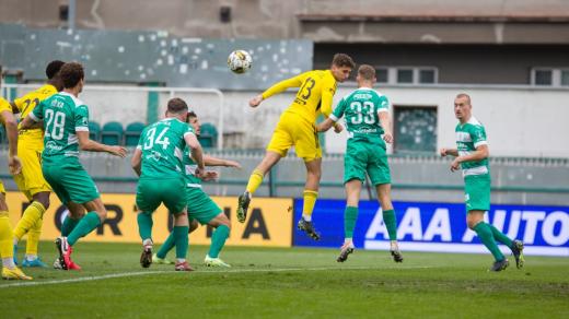 Fotbalisté Sigmy v zápase proti Bohemians