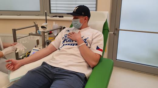 Basebalisté hlubockého Sokola darovali krev