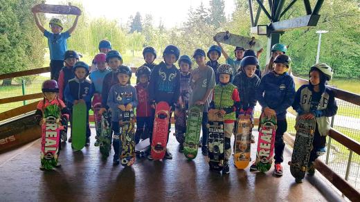 Skateboardová školička v Hradci Králové