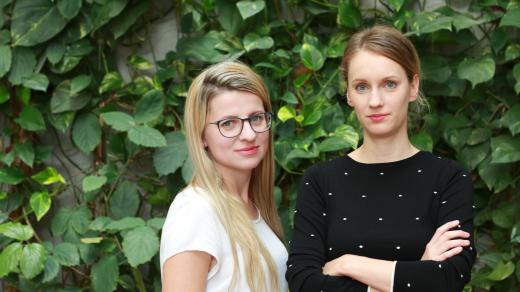 Tereza Čemusová a Kristýna Guryčová