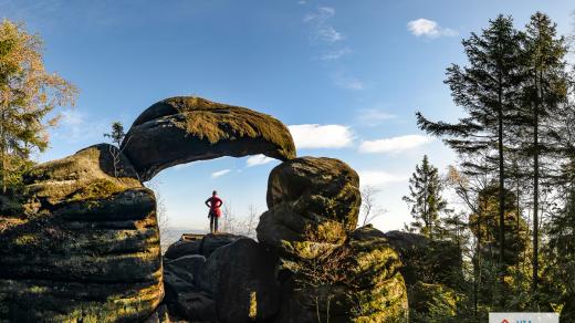 Trasa Via Czechia v okolí Broumova