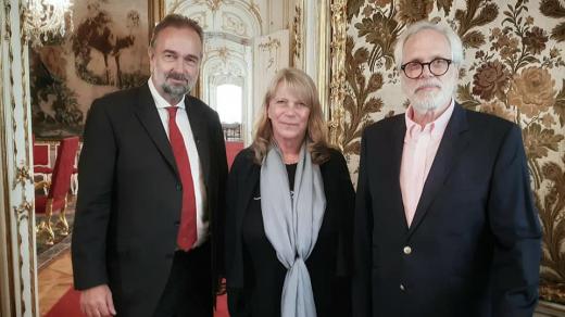 Karel Habsburk, Alena Činčerová a František Kinský