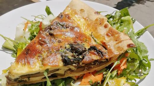 Houbový quiche podle kuchaře Karla Kopeckého