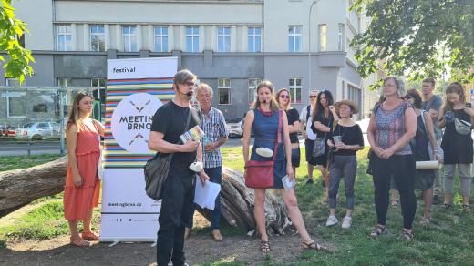 Jaroslav Rudiš na festivalu Meeting Brno