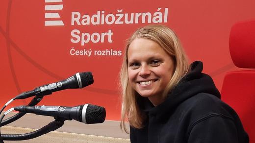 Plavkyně Kristýna Horská v pořadu Na síti
