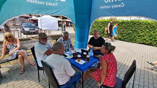 Hosty Pavla Kudrny byli Jiří Miškeřík, Antonín Vrba, Martin Kuchyňka a Anna Zelinger