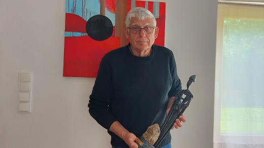 Václav Šmerák s oceněním Blanický rytíř 2022