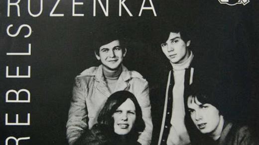Obal gramodesky Šípková Růženka skupiny Rebels