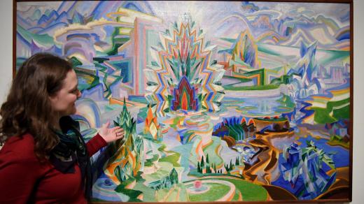 Utopická architektonická krajina Wenzela Hablika