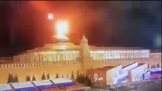 Na moskevský Kreml údajně útočili drony